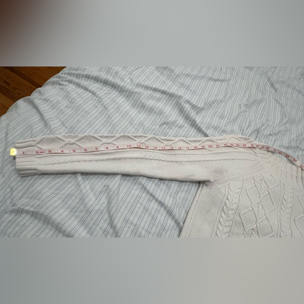 Cable Knit Sweater - Vintage GAP - White knit - Picture 5 of 8